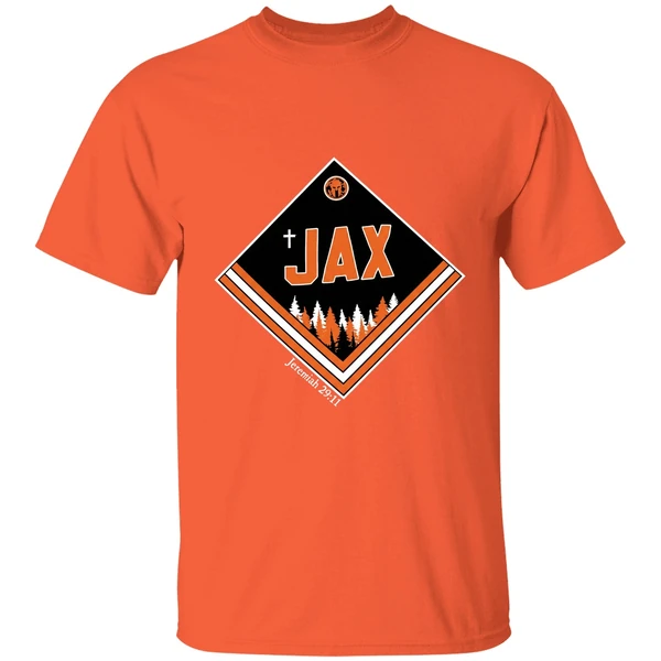 jax forrest logo shirt orange