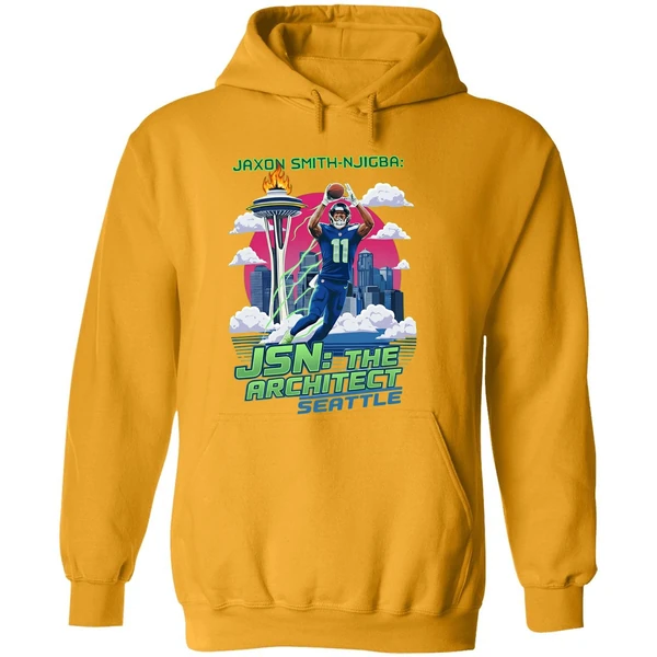 Jaxon Smith Njigba Jsn The Architect Seattle Seahawks Football Nfc Hoodie