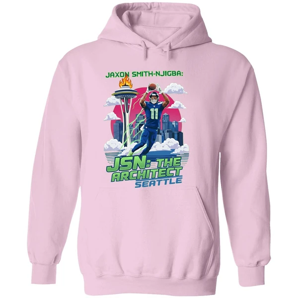 Jaxon Smith Njigba Jsn The Architect Seattle Seahawks Football Nfc Hoodie - Image 5