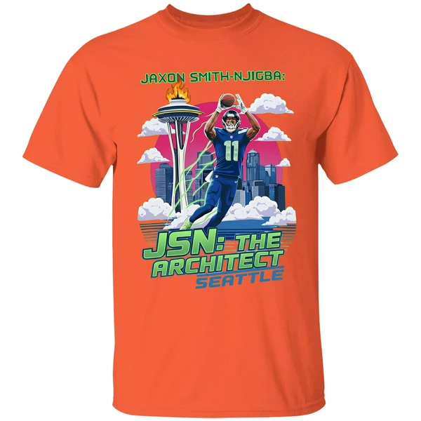 jaxon smith njigba jsn the architect seattle seahawks football nfc shirt orange