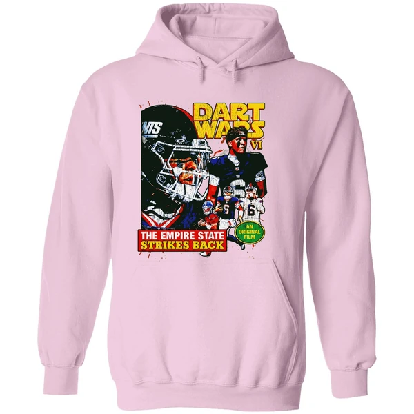 Jaxson Dart Star Wars New York Giants Dart Vader 2025 Nfl Hoodie - Image 5