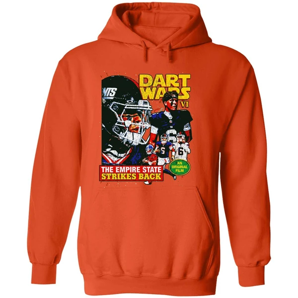 Jaxson Dart Star Wars New York Giants Dart Vader 2025 Nfl Hoodie - Image 6