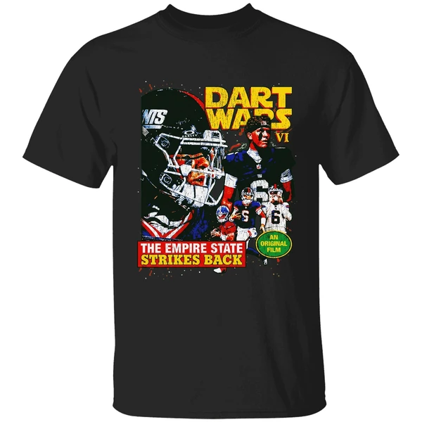 Jaxson Dart Star Wars New York Giants Dart Vader 2025 Nfl Shirt
