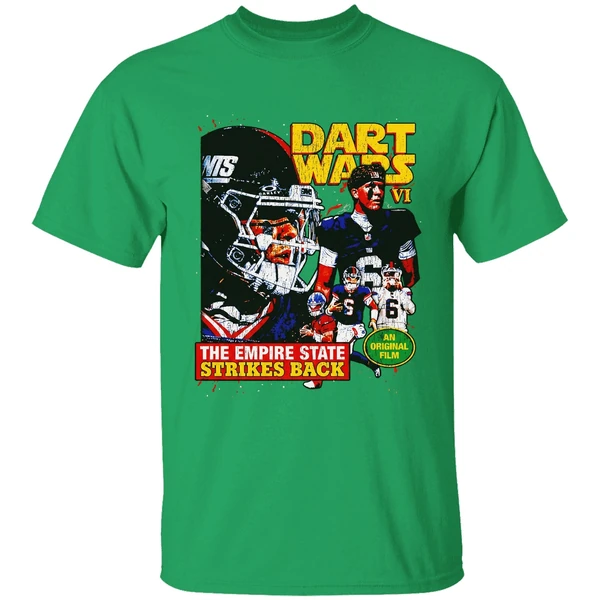Jaxson Dart Star Wars New York Giants Dart Vader 2025 Nfl Shirt - Image 2