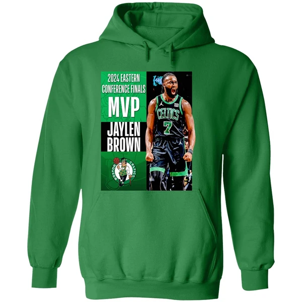 Jaylen Brown 2024 Eastern Conference Finals Mvp Hoodie - Image 2