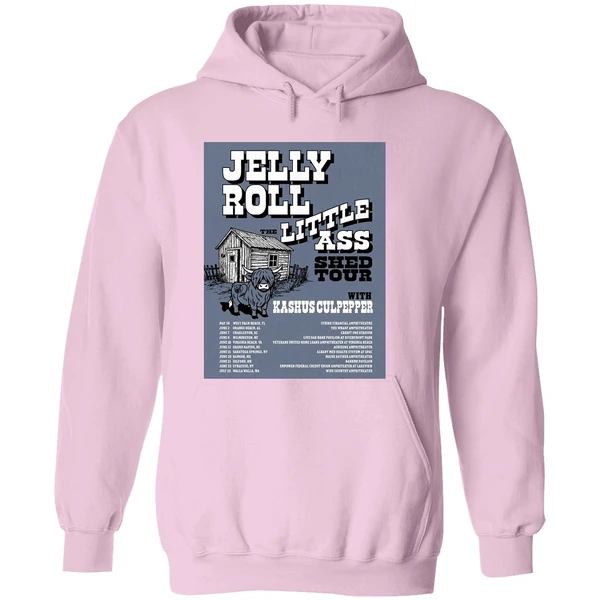 Jelly Roll The Little Ass Shed Tour 2026 North America Schedule Hoodie - Image 5