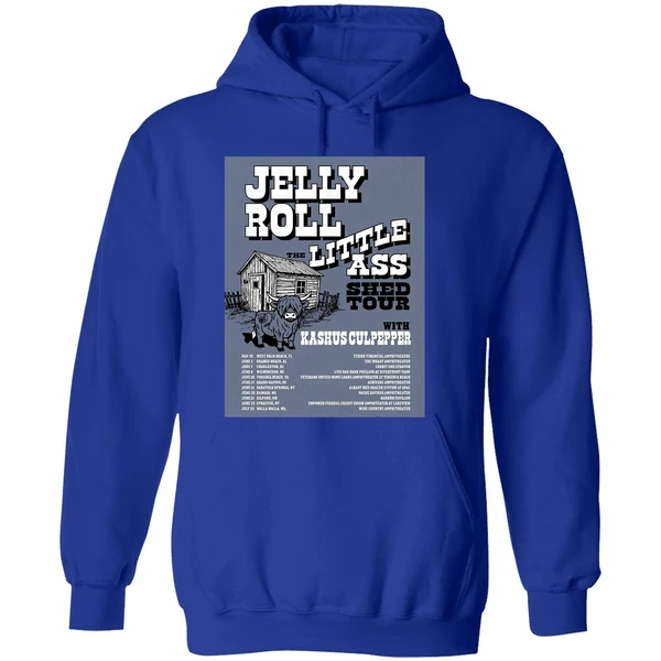 Jelly Roll The Little Ass Shed Tour 2026 North America Schedule Hoodie - Image 7
