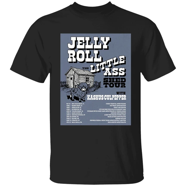 Jelly Roll The Little Ass Shed Tour 2026 North America Schedule Shirt