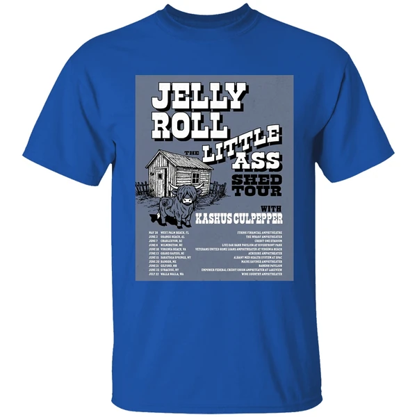 Jelly Roll The Little Ass Shed Tour 2026 North America Schedule Shirt - Image 8