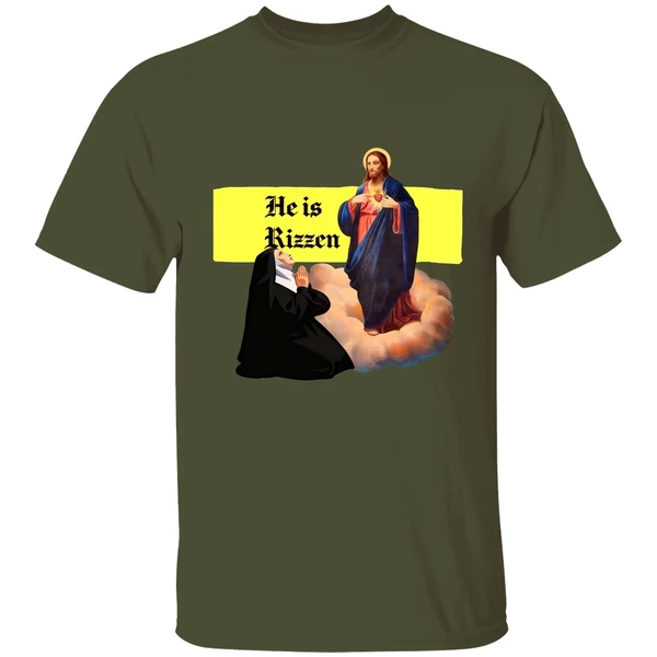 Jesus He Is Rizzen Shirt - Image 3