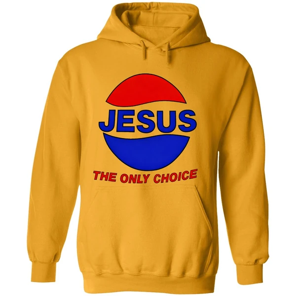Jesus The Only Choice Pepsi Logo Hoodie