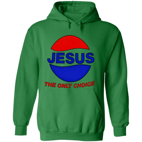 Jesus The Only Choice Pepsi Logo Hoodie - Image 2