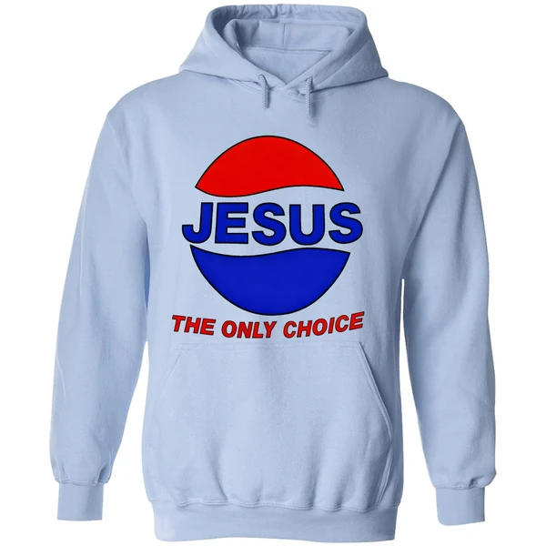 Jesus The Only Choice Pepsi Logo Hoodie - Image 4