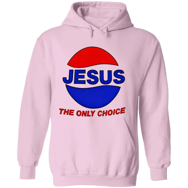 Jesus The Only Choice Pepsi Logo Hoodie - Image 5