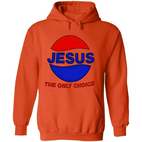 Jesus The Only Choice Pepsi Logo Hoodie - Image 6