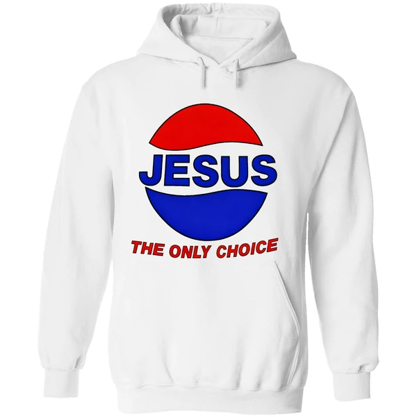 Jesus The Only Choice Pepsi Logo Hoodie - Image 8