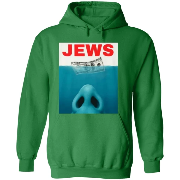 Jews Jaws Hoodie - Image 2