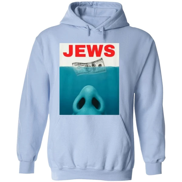 Jews Jaws Hoodie - Image 4