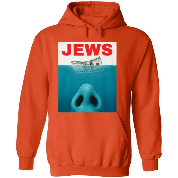 Jews Jaws Hoodie - Image 6