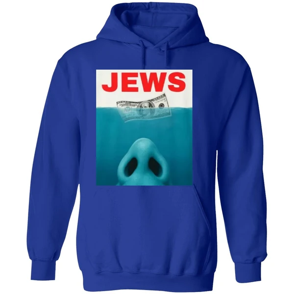 Jews Jaws Hoodie - Image 7
