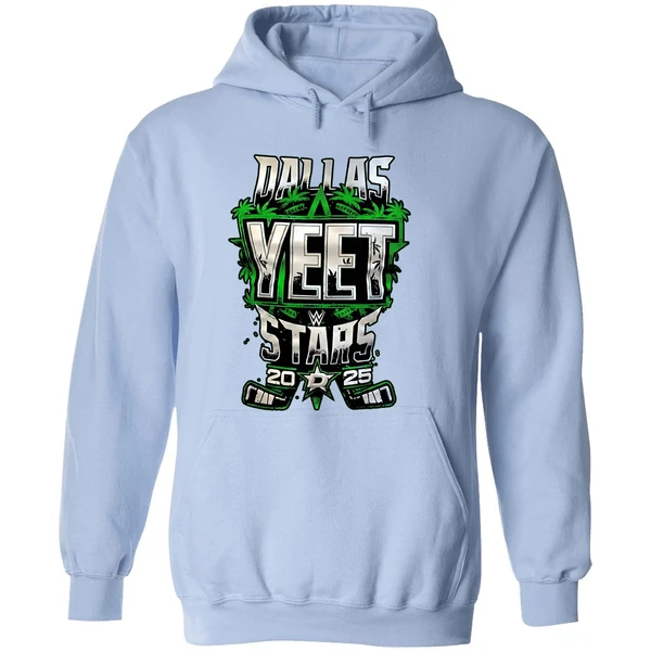 Jey Uso Rockin The Dallas Stars Yeet Hoodie - Image 4