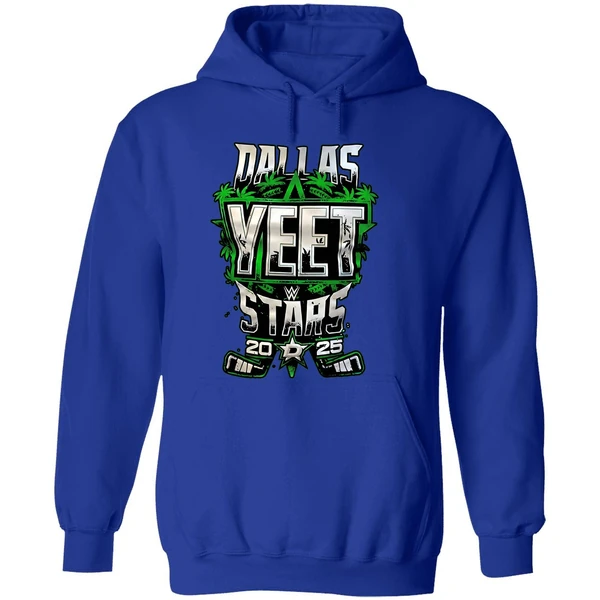 Jey Uso Rockin The Dallas Stars Yeet Hoodie - Image 7