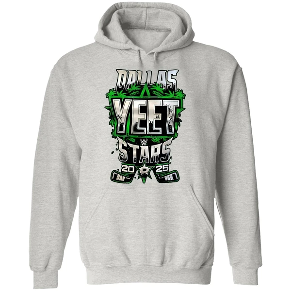 Jey Uso Rockin The Dallas Stars Yeet Hoodie - Image 9