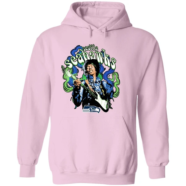Jimi Hendrix Seattle Seahawks Football Hoodie - Image 5