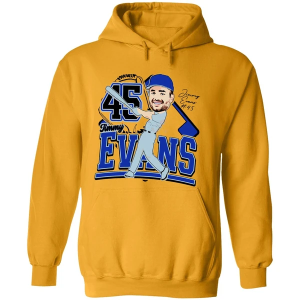 Jimmy Evans Duke Blue Devils Caricature 25 Hoodie