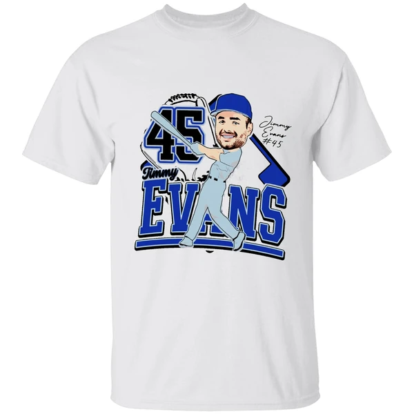 Jimmy Evans Duke Blue Devils Caricature 25 Shirt