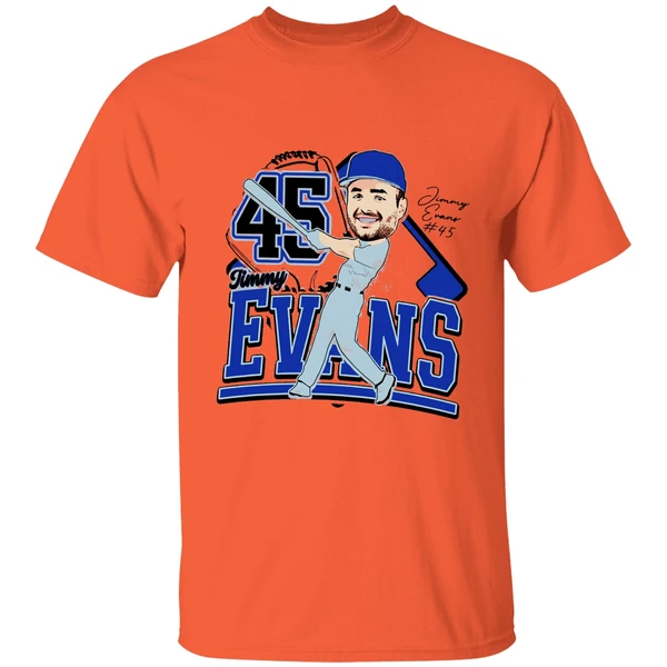 jimmy evans duke blue devils caricature 25 shirt orange