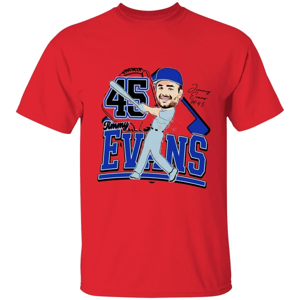 Jimmy Evans Duke Blue Devils Caricature 25 Shirt - Image 4