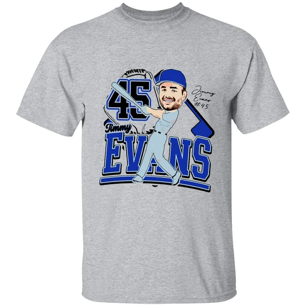 jimmy evans duke blue devils caricature 25 shirt sportgrey