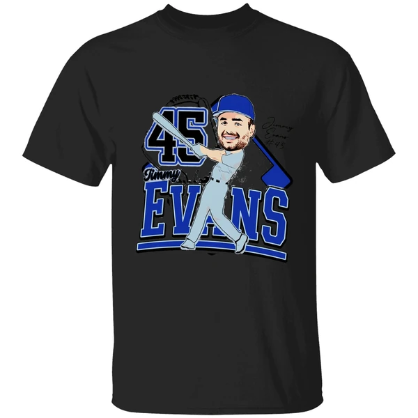 Jimmy Evans Duke Blue Devils Caricature 25 Shirt - Image 7