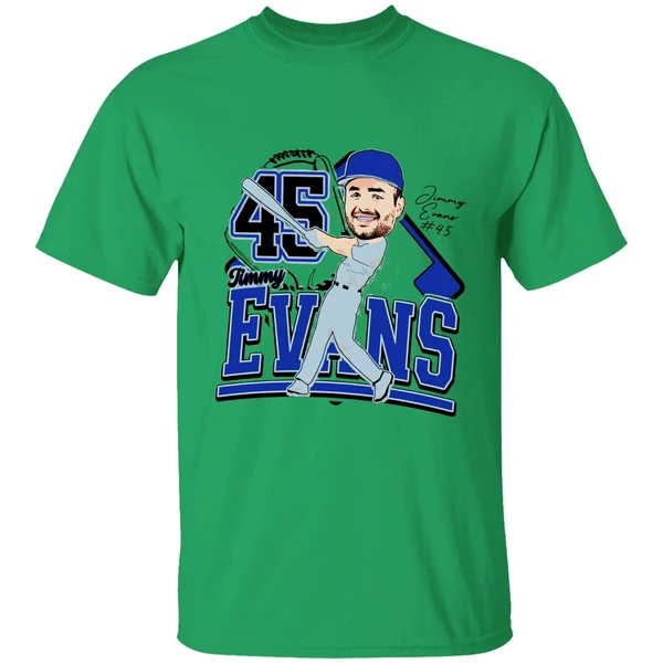 Jimmy Evans Duke Blue Devils Caricature 25 Shirt - Image 8