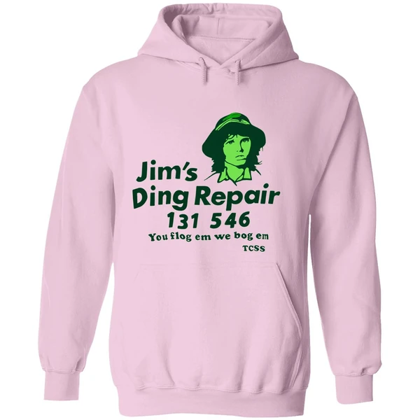 Jims Ding Repair 1311 546 You Flog Em We Bog Em Hoodie - Image 5
