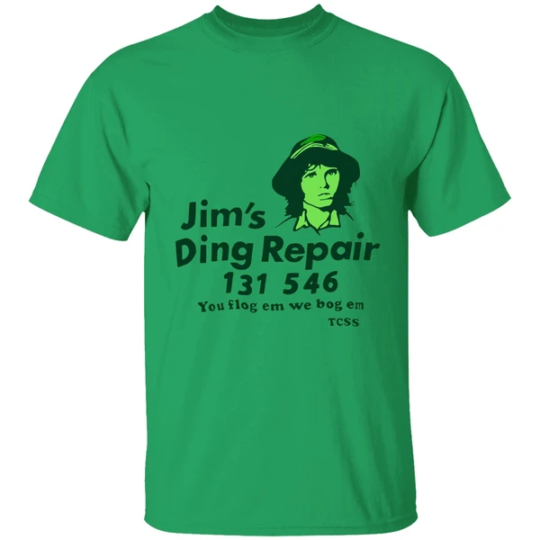Jims Ding Repair 1311 546 You Flog Em We Bog Em Shirt - Image 8