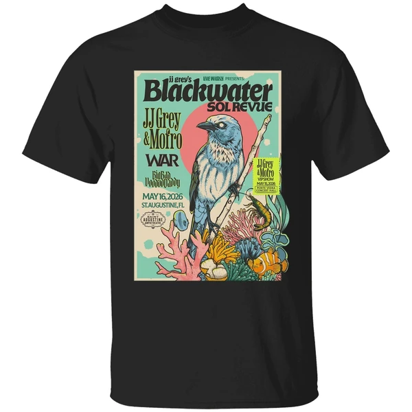 Jj Grey Mofro May 16 2026 St Augustine Amphitheatre In St Augustine Fl Shirt - Image 7