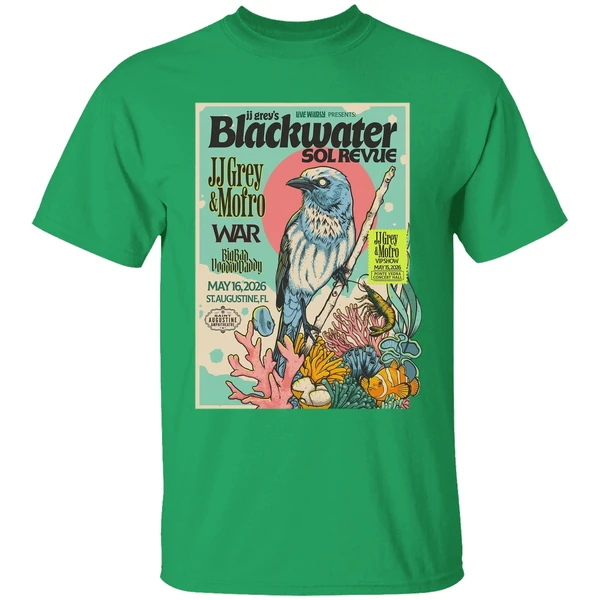 Jj Grey Mofro May 16 2026 St Augustine Amphitheatre In St Augustine Fl Shirt - Image 8