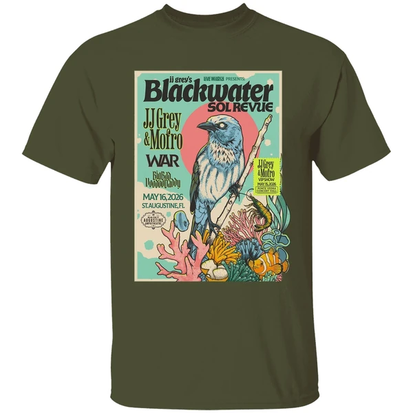 Jj Grey Mofro May 16 2026 St Augustine Amphitheatre In St Augustine Fl Shirt - Image 9