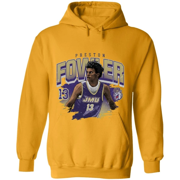 Jmu James Madison University Athletics Preston Fowler Ncaa Hoodie