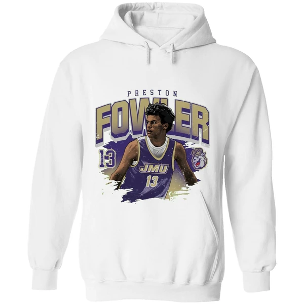 Jmu James Madison University Athletics Preston Fowler Ncaa Hoodie - Image 8