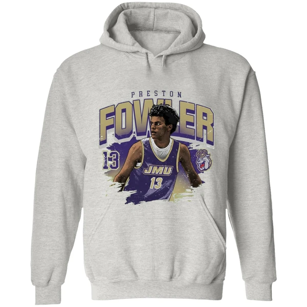 Jmu James Madison University Athletics Preston Fowler Ncaa Hoodie - Image 9