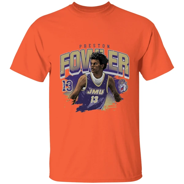 Jmu James Madison University Athletics Preston Fowler Ncaa Shirt - Image 5
