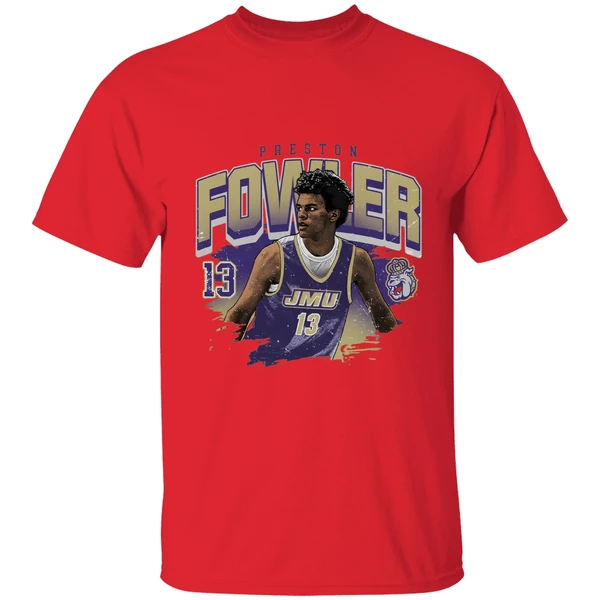 Jmu James Madison University Athletics Preston Fowler Ncaa Shirt - Image 6