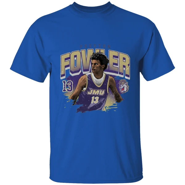 Jmu James Madison University Athletics Preston Fowler Ncaa Shirt - Image 7