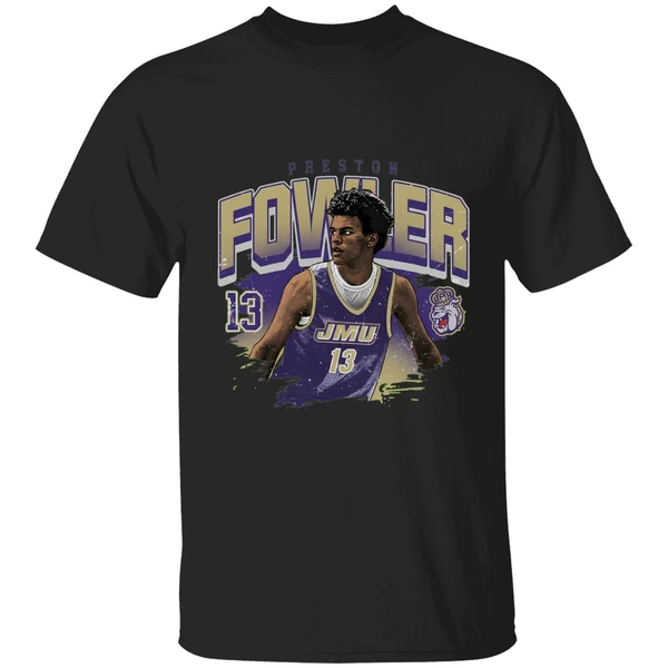 Jmu James Madison University Athletics Preston Fowler Ncaa Shirt - Image 9