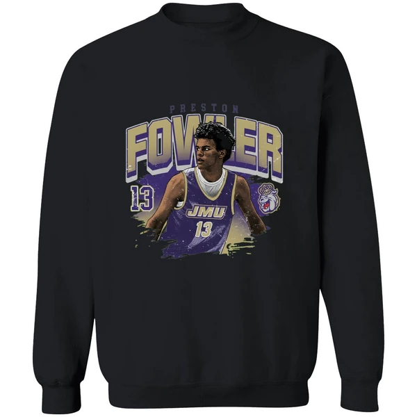 Jmu James Madison University Athletics Preston Fowler Ncaa Sweashirt - Image 9