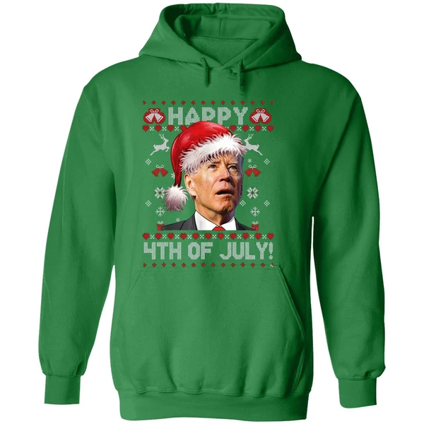 Joe B Den Happy 4th Of July Christmas Hoodie - Image 2