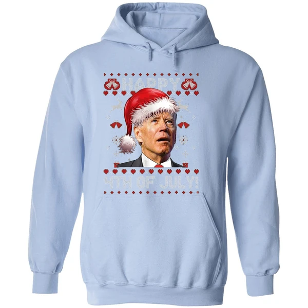 Joe B Den Happy 4th Of July Christmas Hoodie - Image 4